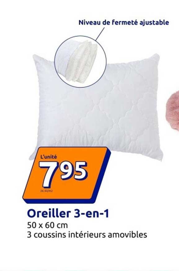 Oreiller 3-en-1