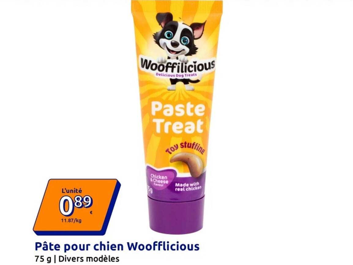 Pâte pour chien Woofflicious