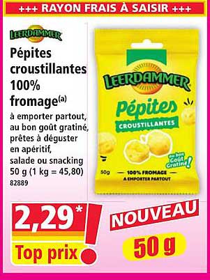 Pépités croustillantes 100% fromage(a)