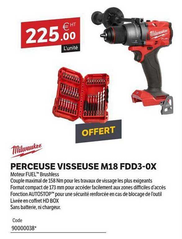 PERCEUSE VISSEUSE M18 FDD3-0X
