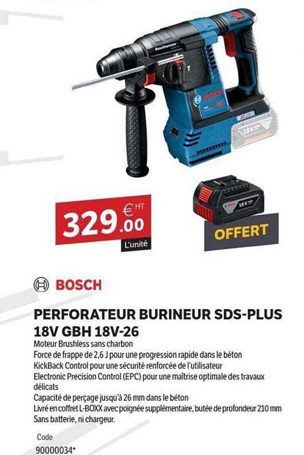 PERFORATEUR BURINEUR SDS-PLUS 18V GBH 18V-26