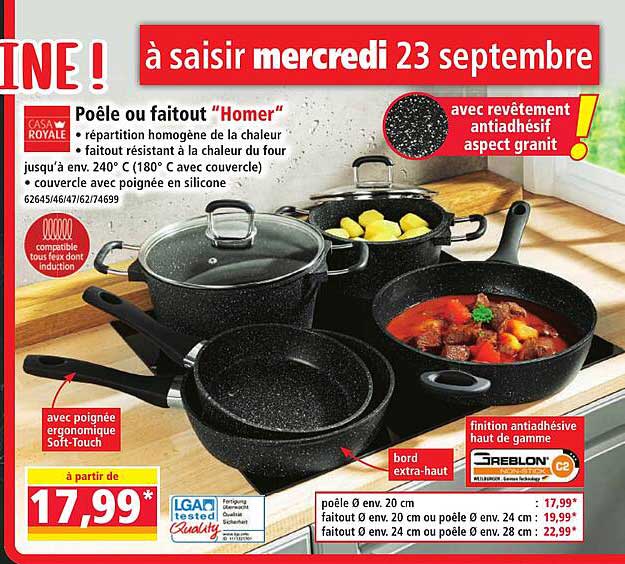 Poêle ou faitout “Homer”