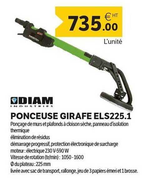 PONCEUSE GIRAFE ELS225.1