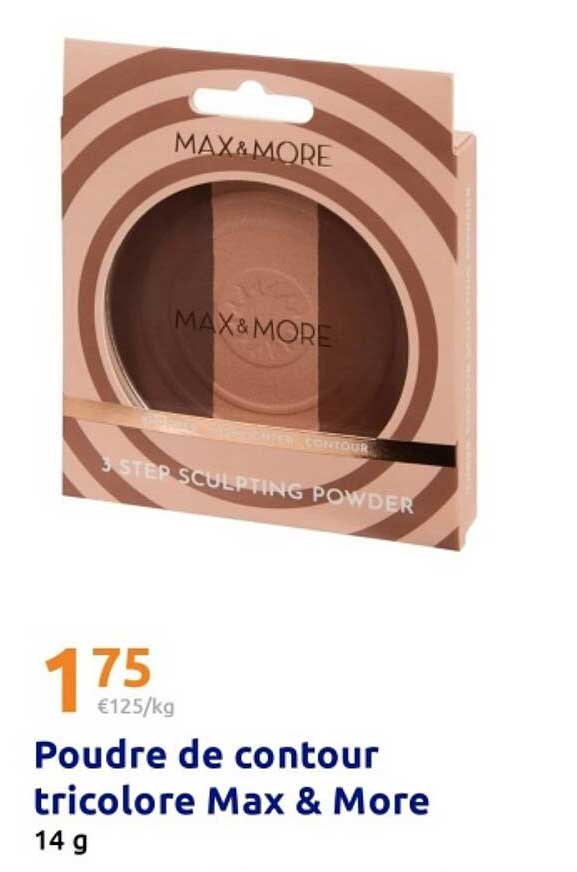 Poudre de contour tricolore Max & More 14 g