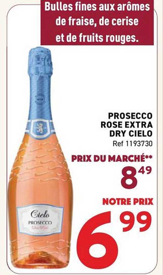 PROSECCO ROSE EXTRA DRY CIELO