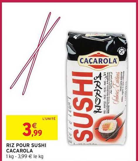 RIZ POUR SUSHI CACAROLA