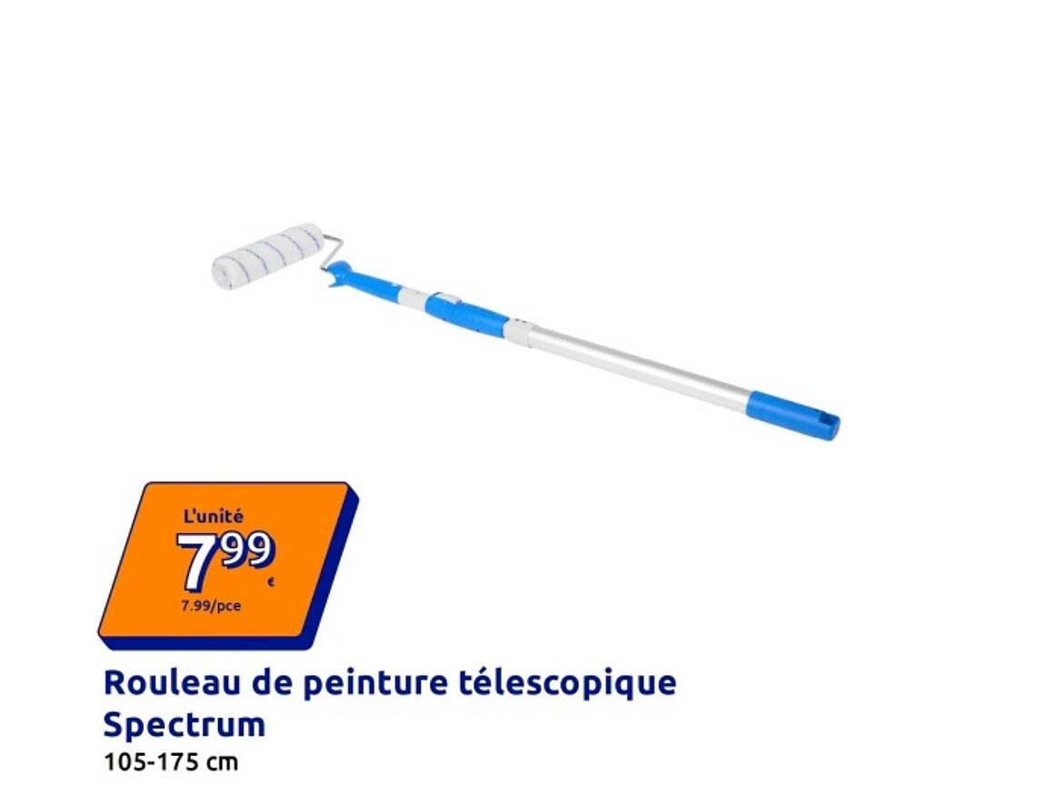 Rouleau de peinture télescopique Spectrum 105-175 cm