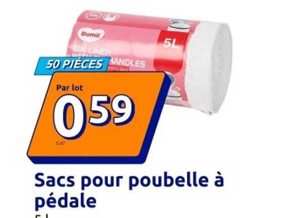 Sacs pour poubelle à pédale