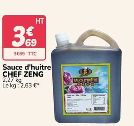 Sauce d'huître CHEF ZENG