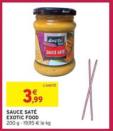 SAUCE SATÉ EXOTIC FOOD