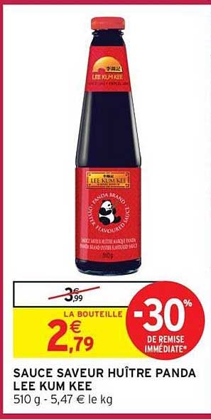SAUCE SAVEUR HUÎTRE PANDA LEE KUM KEE