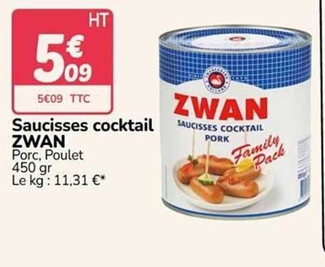 Saucisses cocktail ZWAN