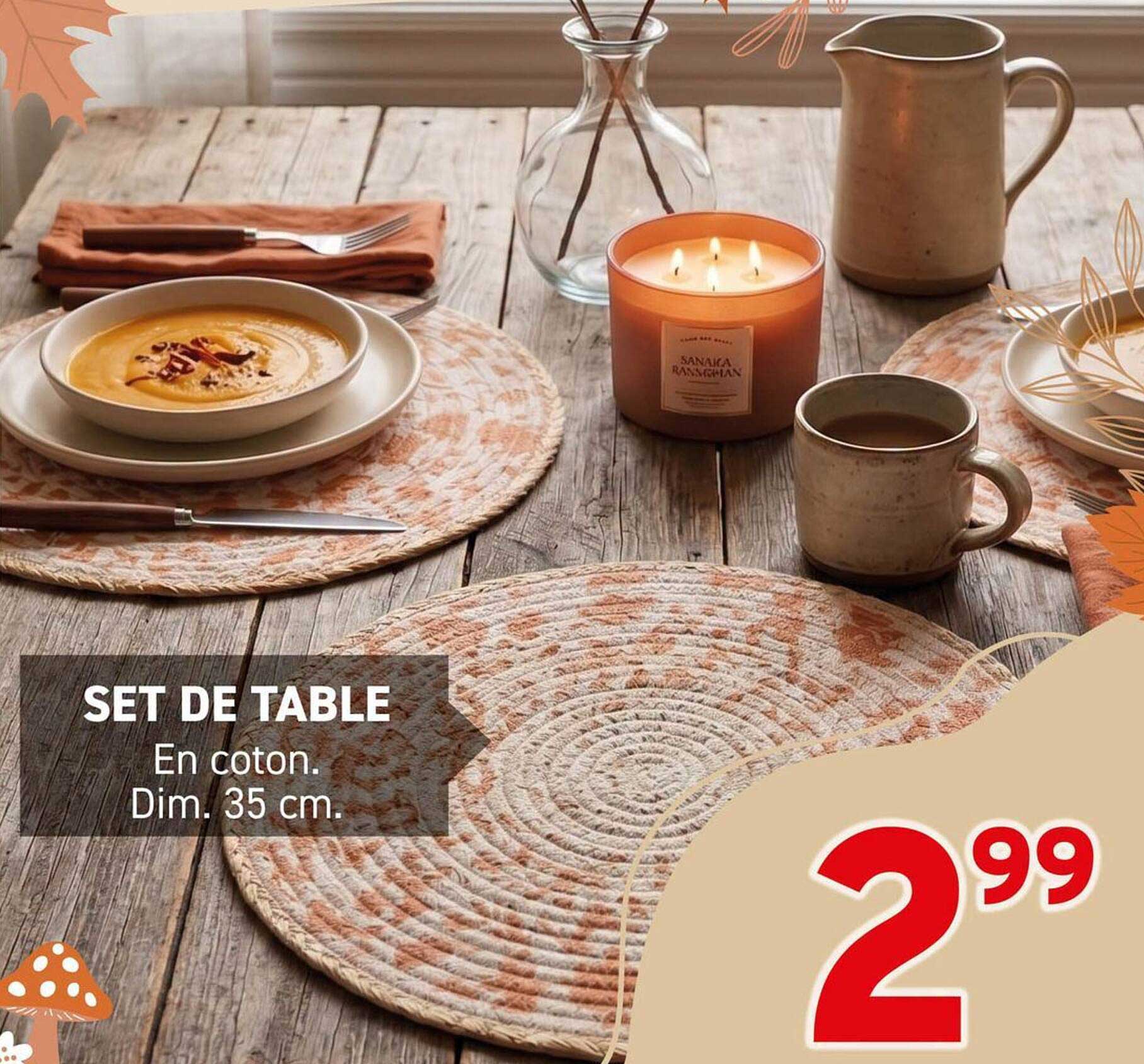 SET DE TABLE