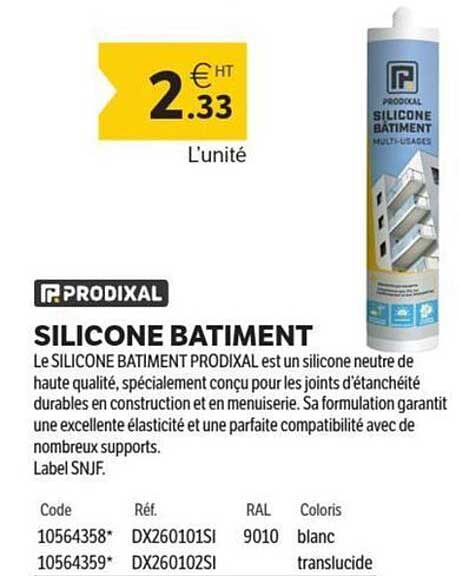 SILICONE BATIMENT