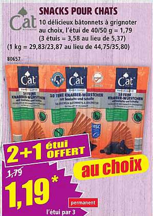 SNACKS POUR CHATS