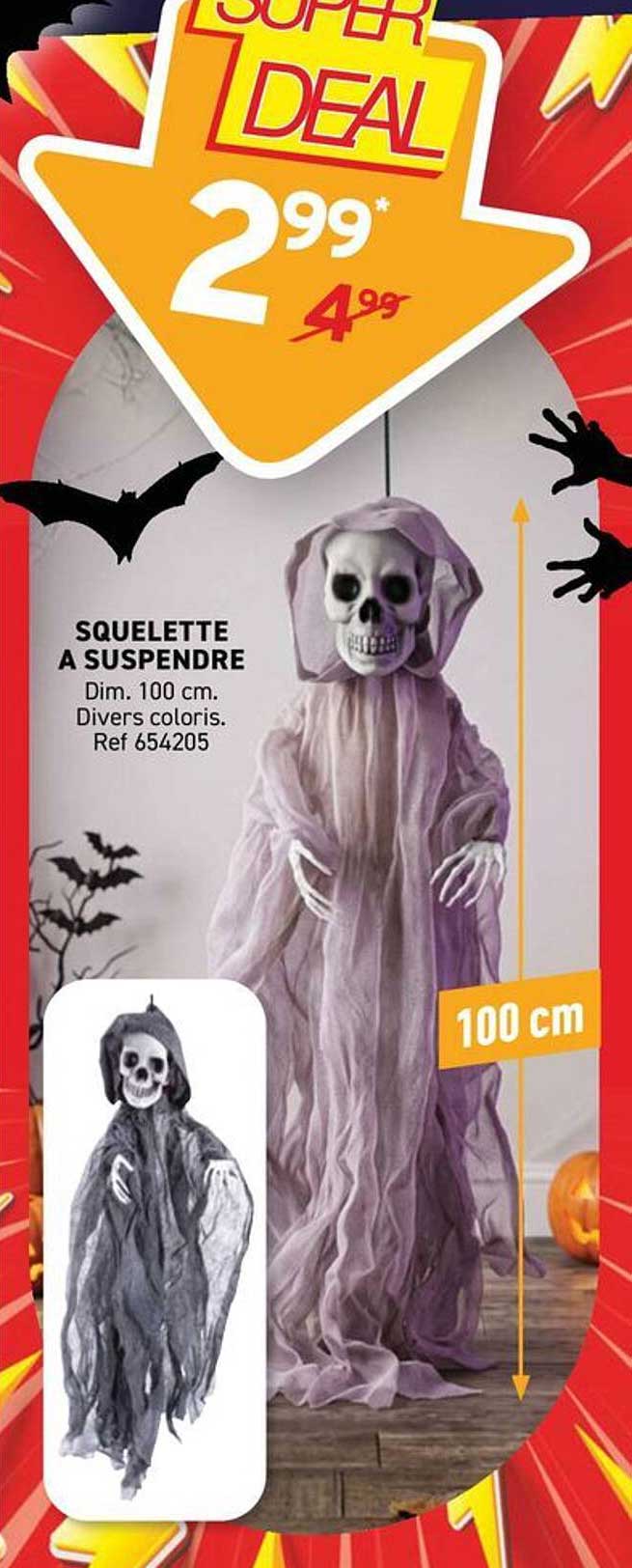 SQUELETTE A SUSPENDRE
