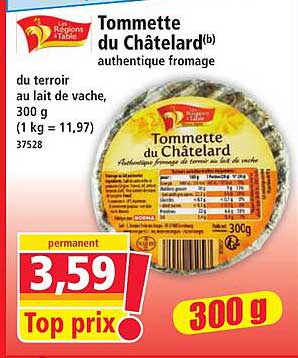 Tomme du Châtelard(b) authentique fromage