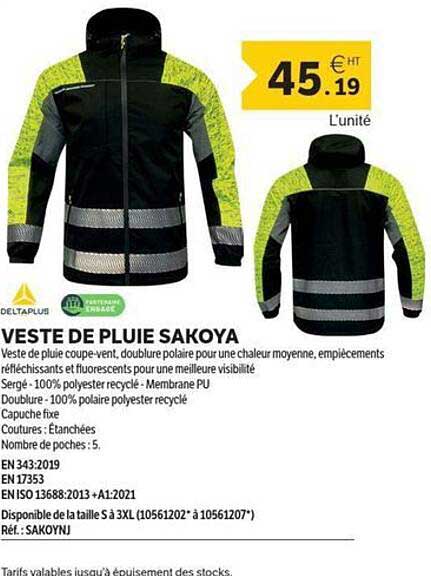 VESTE DE PLUIE SAKOYA