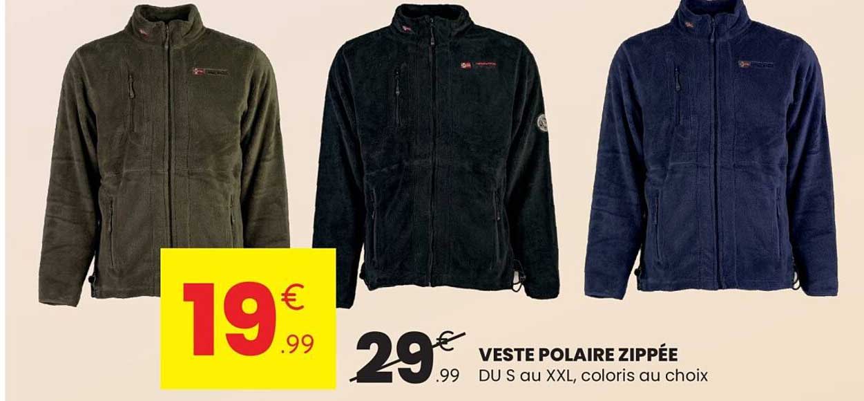 VESTE POLAIRE ZIPPÉE