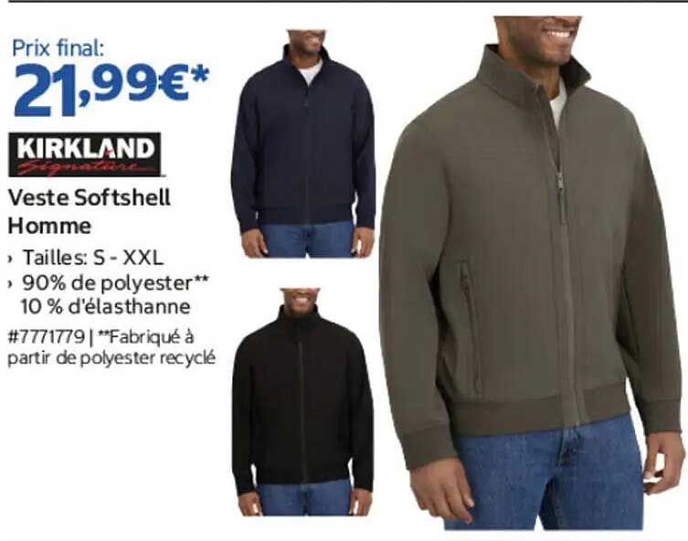 Veste Softshell Homme