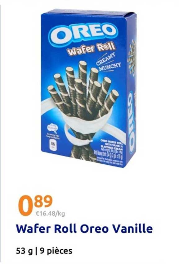 Wafer Roll Oreo Vanille