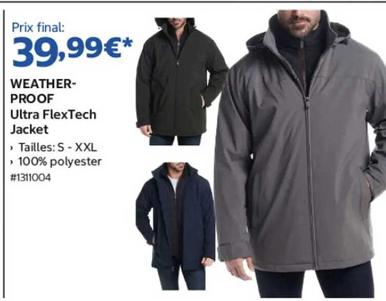 WEATHER-PROOF Ultra FlexTech Jacket