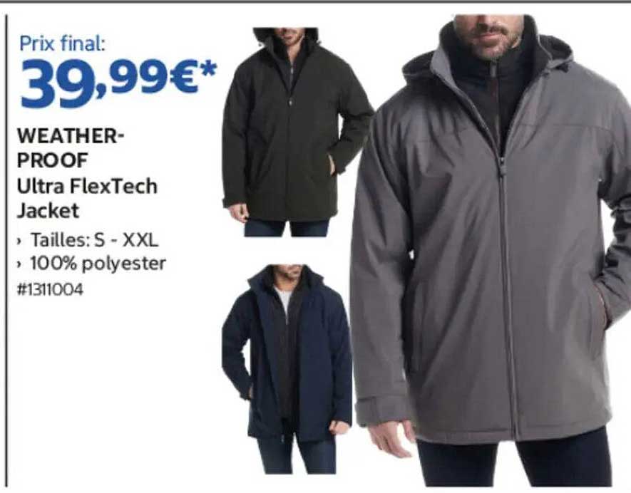 WEATHER-PROOF Ultra FlexTech Jacket