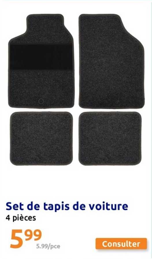 Set de tapis de voiture