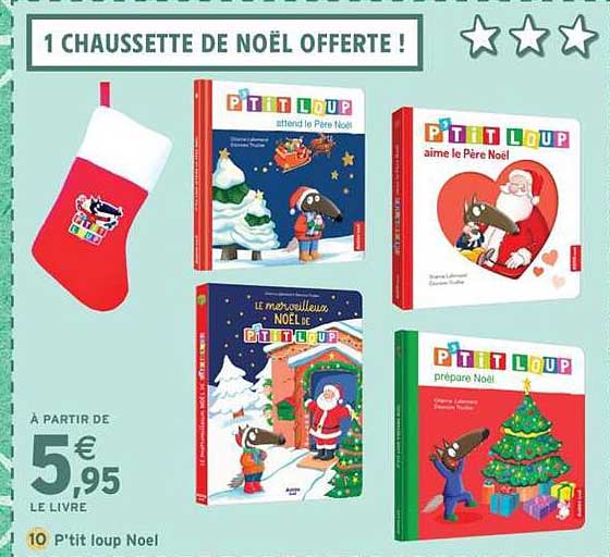 1 CHAUSSETTE DE NOËL OFFERTE !