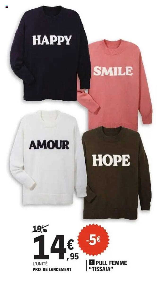 1 PULL FEMME "TISSAIA"