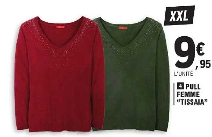 4 PULL FEMME "TISSAIA"