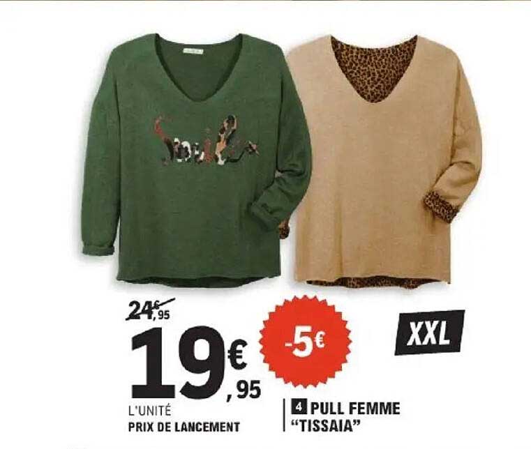 4 PULL FEMME "TISSAIA"