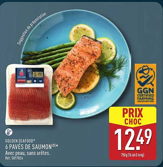 6 PAVÉS DE SAUMON