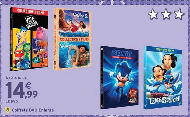 À partir de 14€99 le DVD