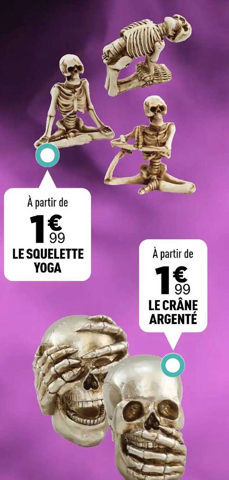 À partir de 1€99 LE SQUELETTE YOGA