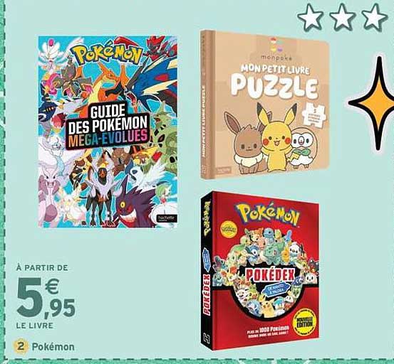 À partir de 5€95 le livre