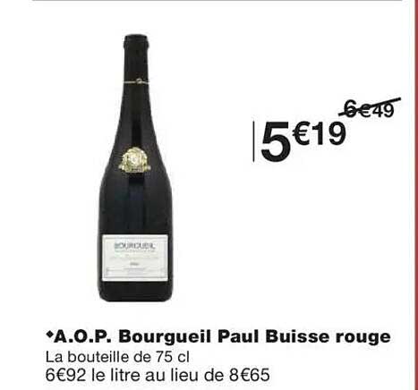 A.O.P. Bourgueil Paul Buisse rouge