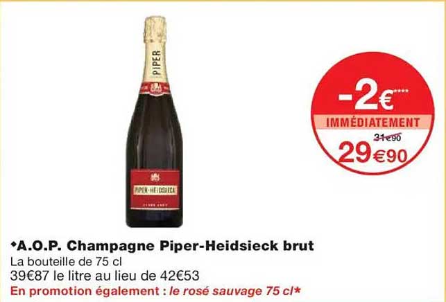 A.O.P. Champagne Piper-Heidsieck brut
