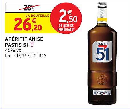 APÉRITIF ANISÉ PASTIS 51