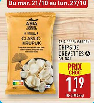 ASIA GREEN GARDEN® CHIPS DE CREVETTES