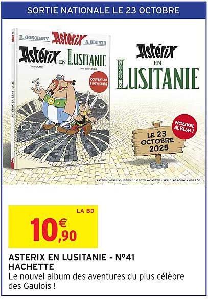 ASTERIX EN LUSITANIE - N°41 HACHETTE