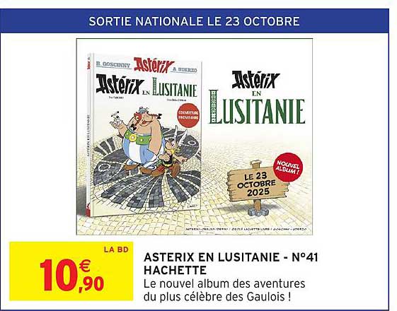 ASTERIX EN LUSITANIE - N°41 HACHETTE