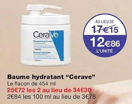 Baume hydratant "Cerave"