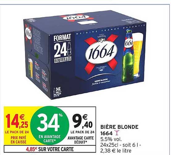 BIÈRE BLONDE 1664