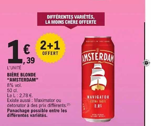 BIÈRE BLONDE “AMSTERDAM”