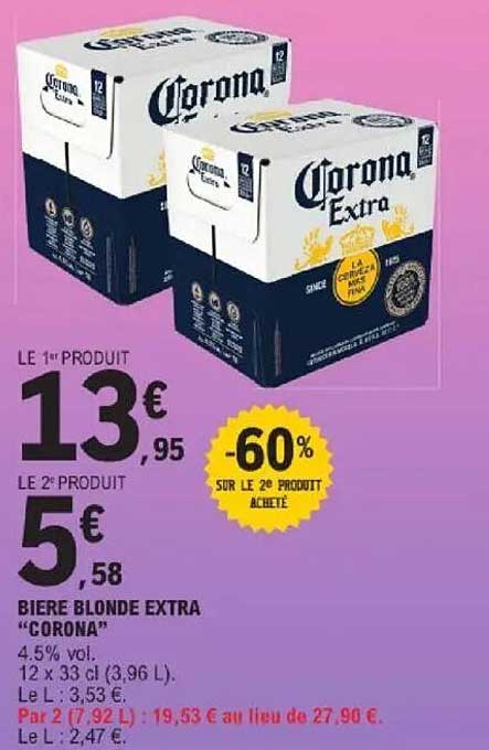 BIÈRE BLONDE EXTRA "CORONA"
