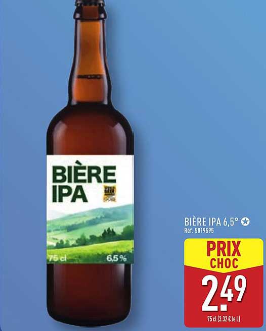 BIÈRE IPA 6,5°