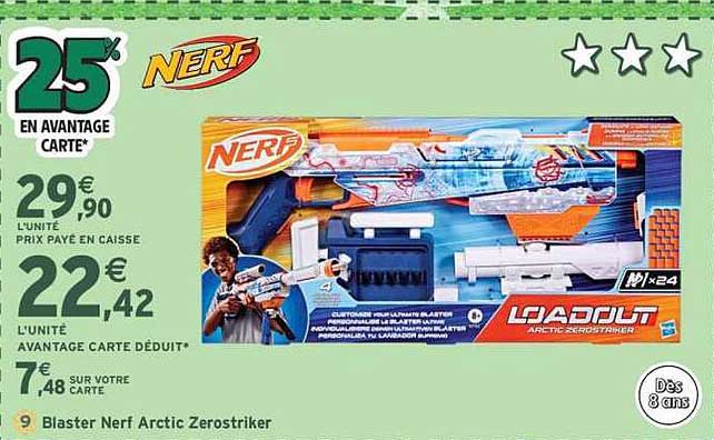 Blaster Nerf Arctic Zerostriker