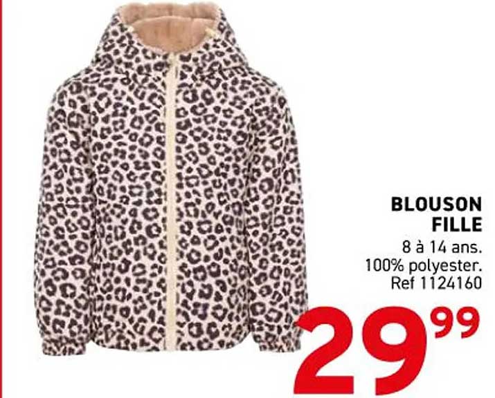 BLOUSON FILLE