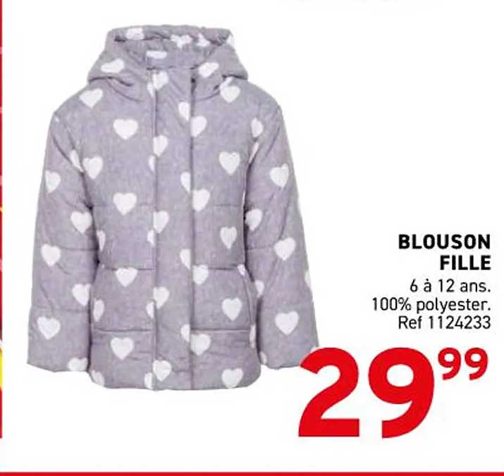 BLOUSON FILLE